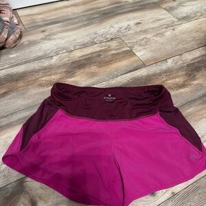 Athleta Women's Athletic Shorts in Pink and Burgundy